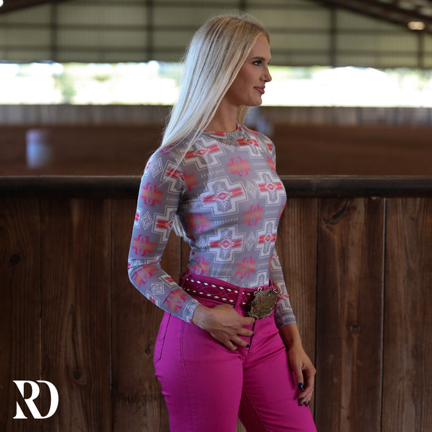 NEON MESA MESH LAYERING TOP