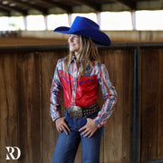 *YOUTH* AMERICAN BLAZE SPARKLE PERFORMANCE SHIRT