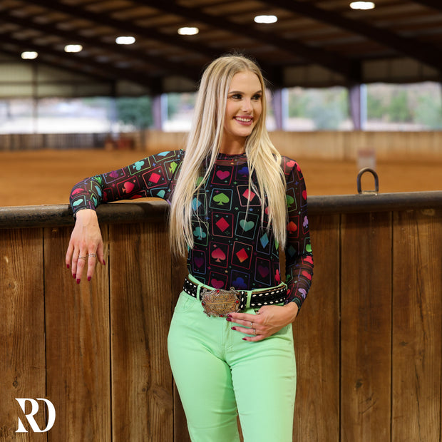 HIGH ROLLER MESH LAYERING TOP