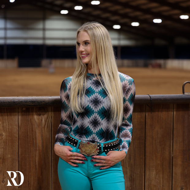 BRAYDEN MESH LAYERING TOP