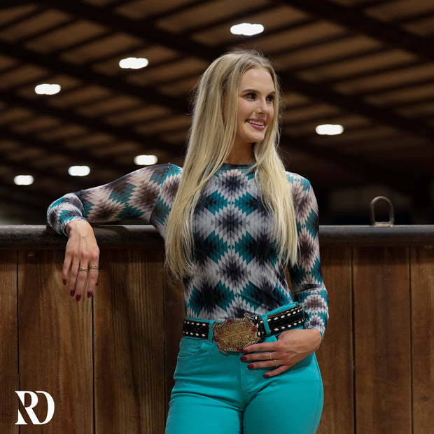 BRAYDEN MESH LAYERING TOP