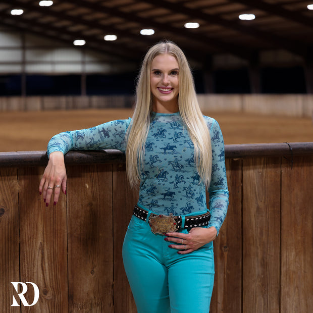 YIPPEE-KI-YAY MESH LAYERING TOP