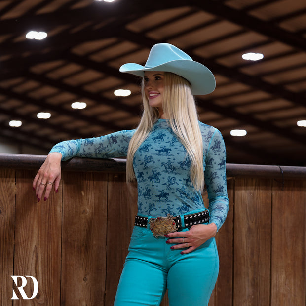 YIPPEE-KI-YAY MESH LAYERING TOP