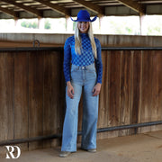 AVA WIDE LEG - LIGHT WASH