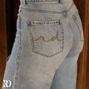 AVA WIDE LEG - LIGHT WASH