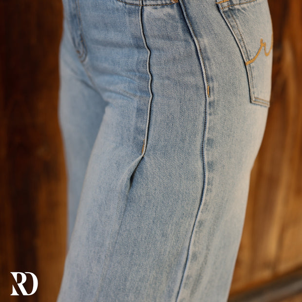 AVA WIDE LEG - LIGHT WASH