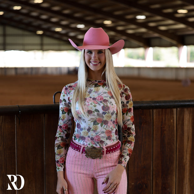 WILDFLOWER MESH LAYERING TOP