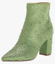 BETSEY JOHNSON CADY LIME | BOOTIES