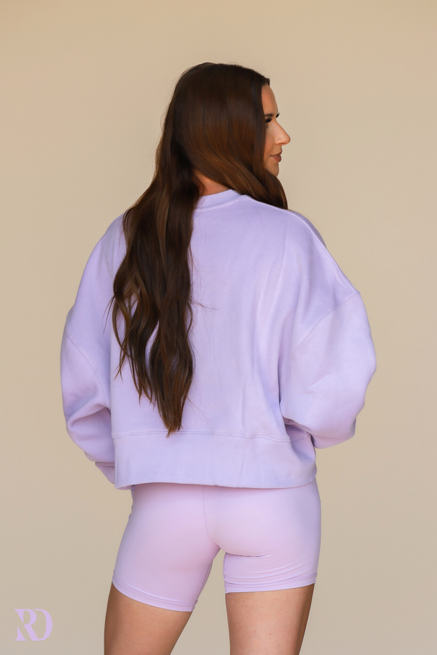 LILAC WARMUP PULLOVER | RD ESSENTIALS