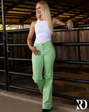 SIGNATURE TROUSER - LIME GREEN