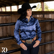 MELANIA SATIN PERFORMANCE RODEO SHIRT