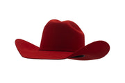 STAMPEDE RED COWBOY HAT