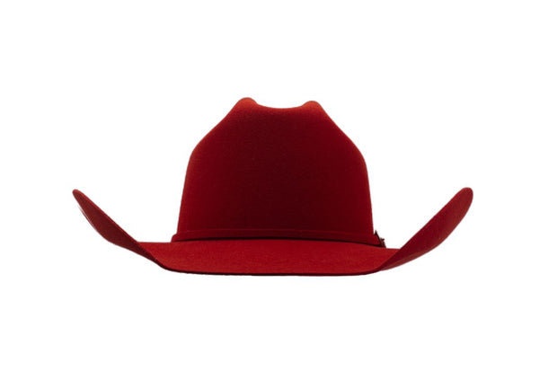 STAMPEDE RED COWBOY HAT