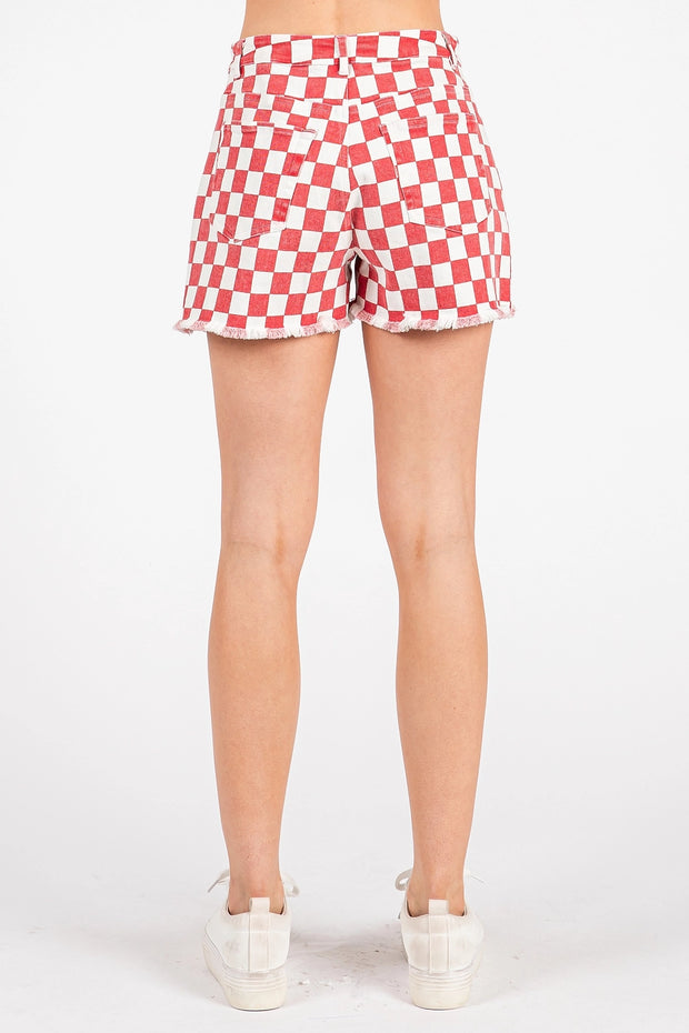 OFF TO THE RACES CHECKERED | SHORTS