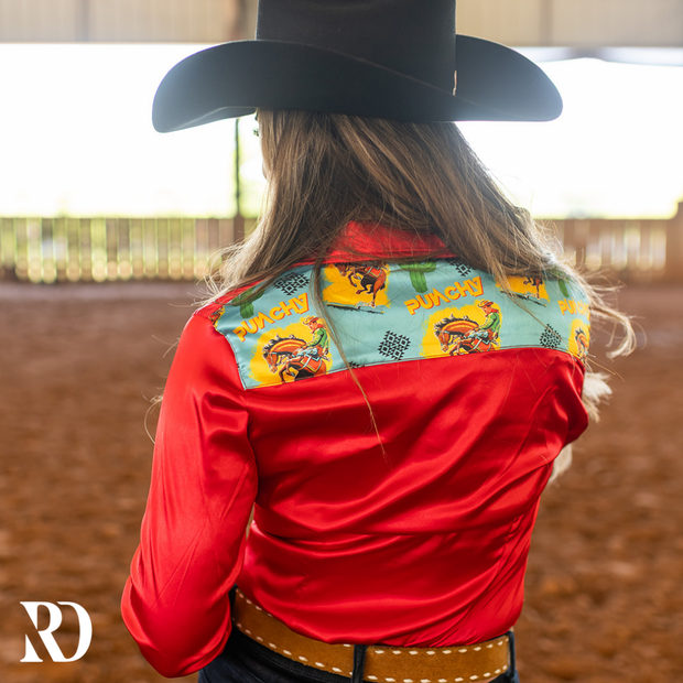 PUNCHY SATIN PERFORMANCE RODEO SHIRT