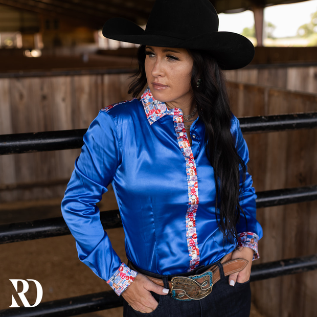 AMERICAN RODEO SATIN PERFORMANCE RODEO SHIRT