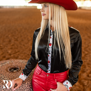 SADDLE UP SATIN PERFORMANCE RODEO SHIRT