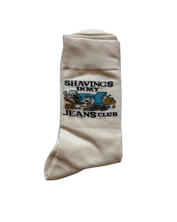 SHAVINGS IN MY JEANS CLUB SOCKS