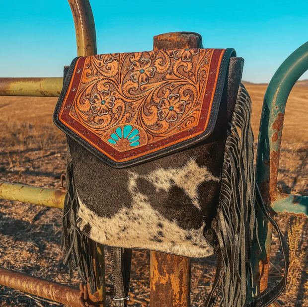 Wild West Howdy Clear Fringe Crossbody Bag | Wholesale Accessory Market