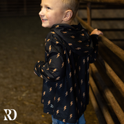 TODDLER HOODED SHIRT | THUNDER BOLT
