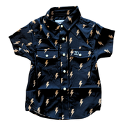 TODDLER BUTTON DOWN | THUNDER BOLT