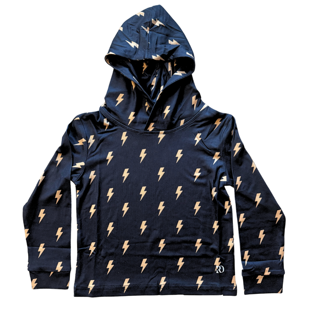 TODDLER HOODED SHIRT | THUNDER BOLT