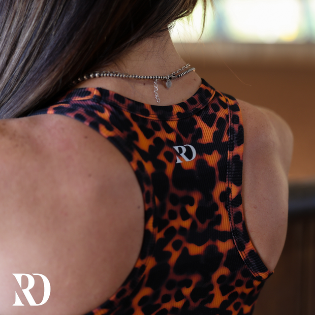 RIBBED ALL-IN-ONE TANK | TORTOISE