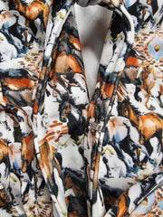 WILD HORSES FRONT TIE | VEST