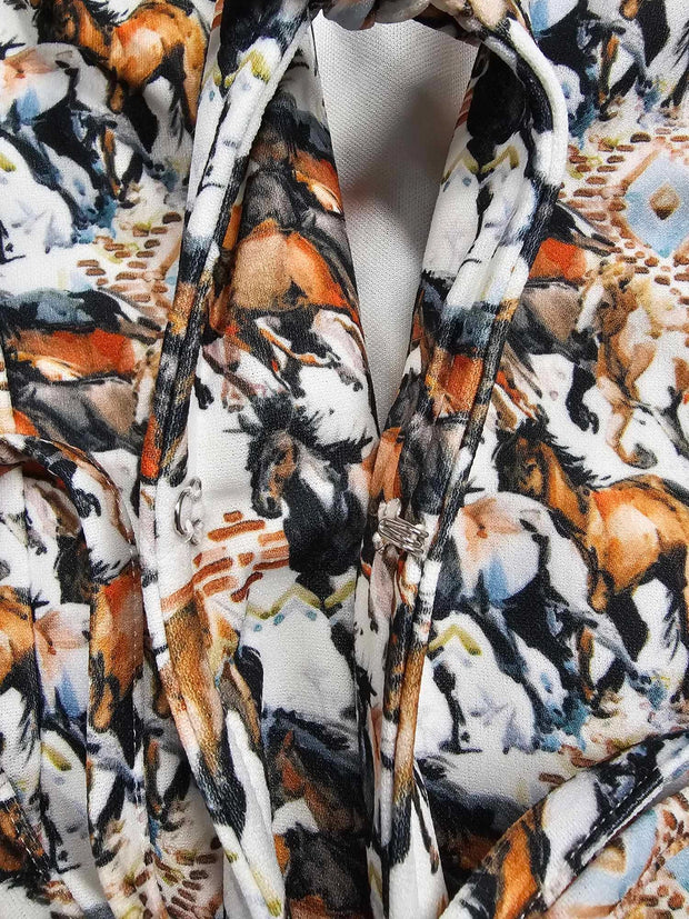 WILD HORSES FRONT TIE | VEST
