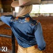 YEEHAW SATIN PERFORMANCE RODEO SHIRT