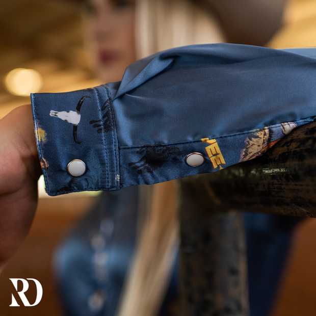 YEEHAW SATIN PERFORMANCE RODEO SHIRT