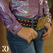 *YOUTH* LAVENDER SPARKLE PERFORMANCE SHIRT