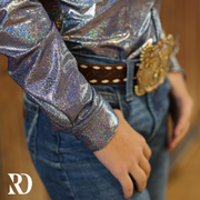 *YOUTH* PERIWINKLE SPARKLE PERFORMANCE SHIRT