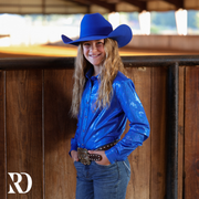 *YOUTH* ROYAL SPARKLE PERFORMANCE SHIRT