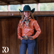 *YOUTH* TANGERINE SPARKLE PERFORMANCE SHIRT