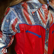 *YOUTH* AMERICAN BLAZE SPARKLE PERFORMANCE SHIRT