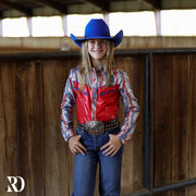 *YOUTH* AMERICAN BLAZE SPARKLE PERFORMANCE SHIRT