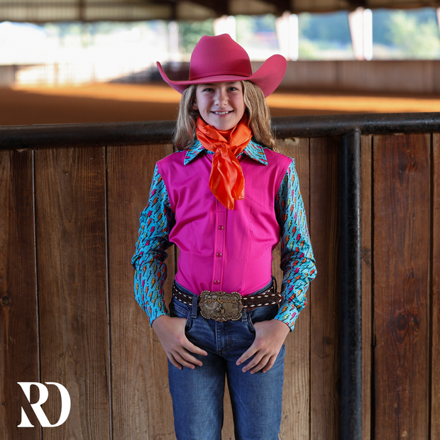 *YOUTH* LIGHTNING QUEEN RODEO SHIRT