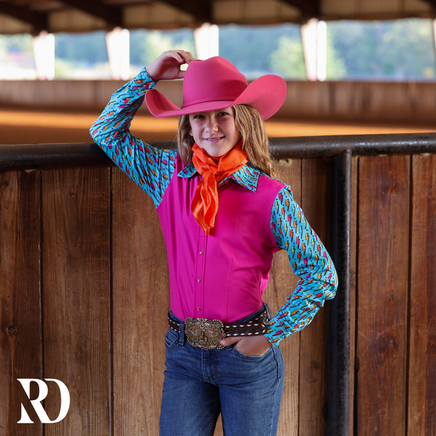*YOUTH* LIGHTNING QUEEN RODEO SHIRT