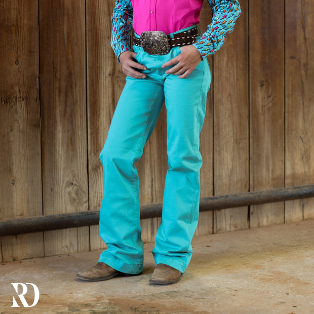 *YOUTH* SIGNATURE TROUSER- AQUA