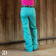 *YOUTH* SIGNATURE TROUSER- AQUA