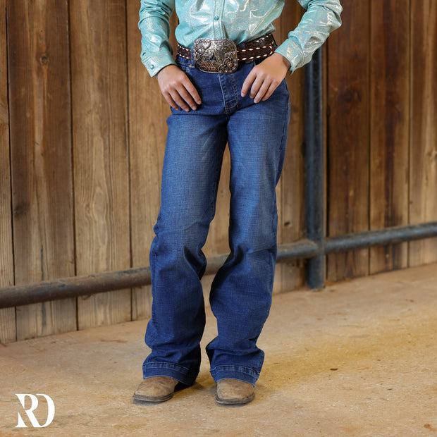 *YOUTH* SIGNATURE TROUSER-  MEDIUM WASH