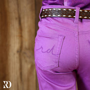 *YOUTH* SIGNATURE TROUSER- POPPY PURPLE