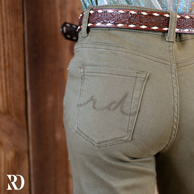 *YOUTH* SIGNATURE TROUSER- SAGE