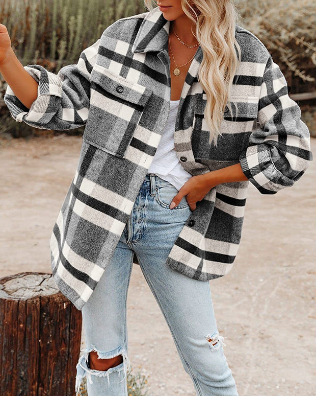 BLACK & WHITE FLANNEL | SHACKET