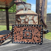 LEGACY TOOLED LEATHER HANDBAG | PURSE