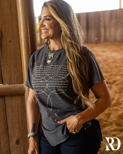 BRI BOOT STITCH SHORT SLEEVE BLEACHED | TEE