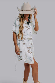 COWGIRL SATIN ROMPER | DRESS