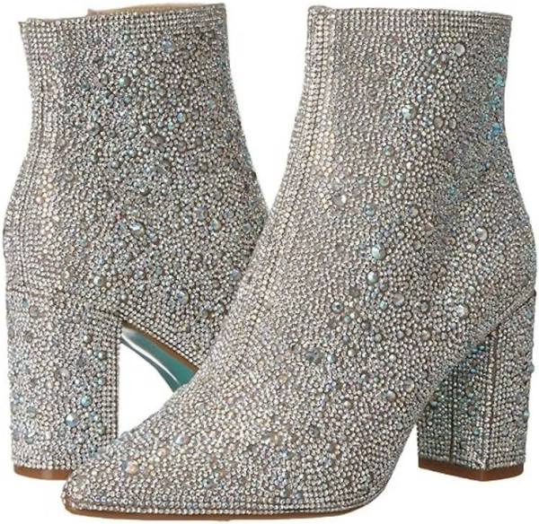 BETSEY JOHNSON CADY | RHINESTONE BOOTIES