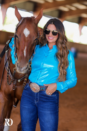 CAPRI SPARKLE PERFORMANCE RODEO SHIRT